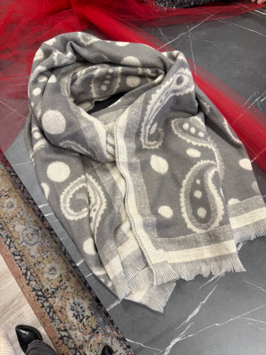 Sciarpa fantasia burro grigio Memoire