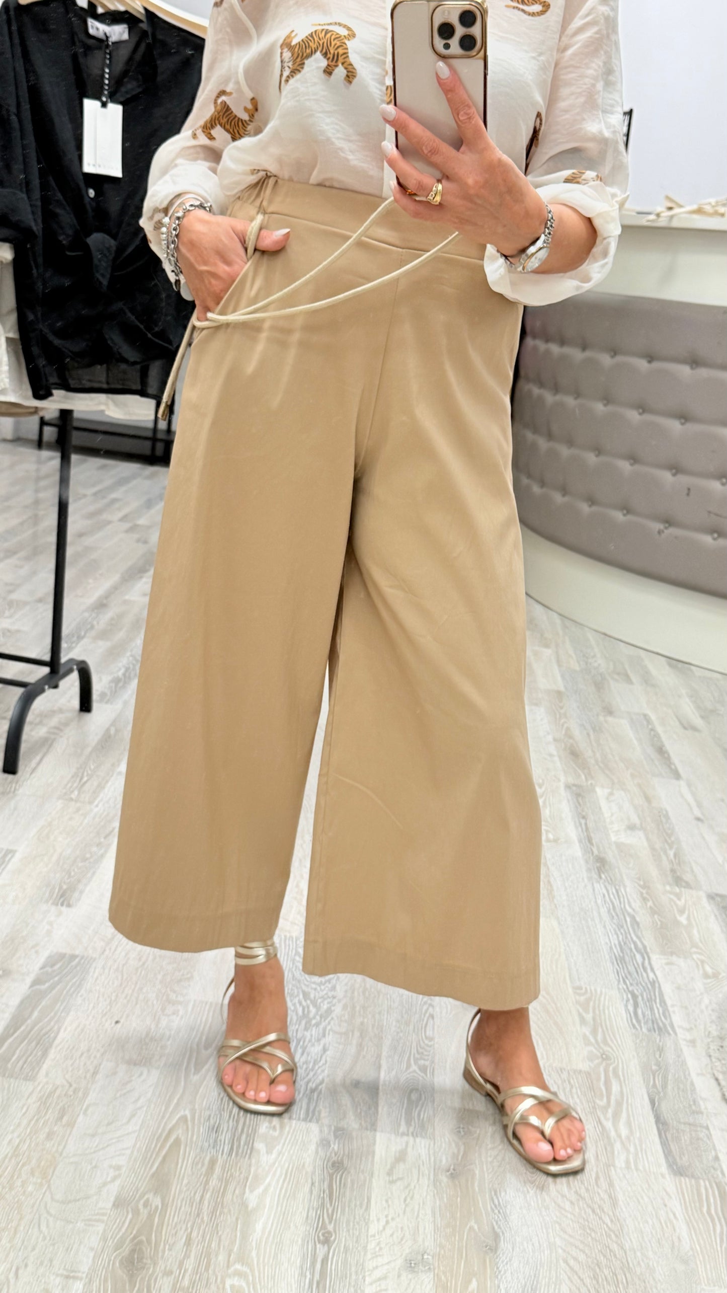 Pantalone Gaucho sabbia Susy Mix