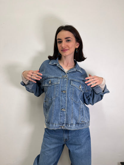 Giubbino in Denim over Susy Mix