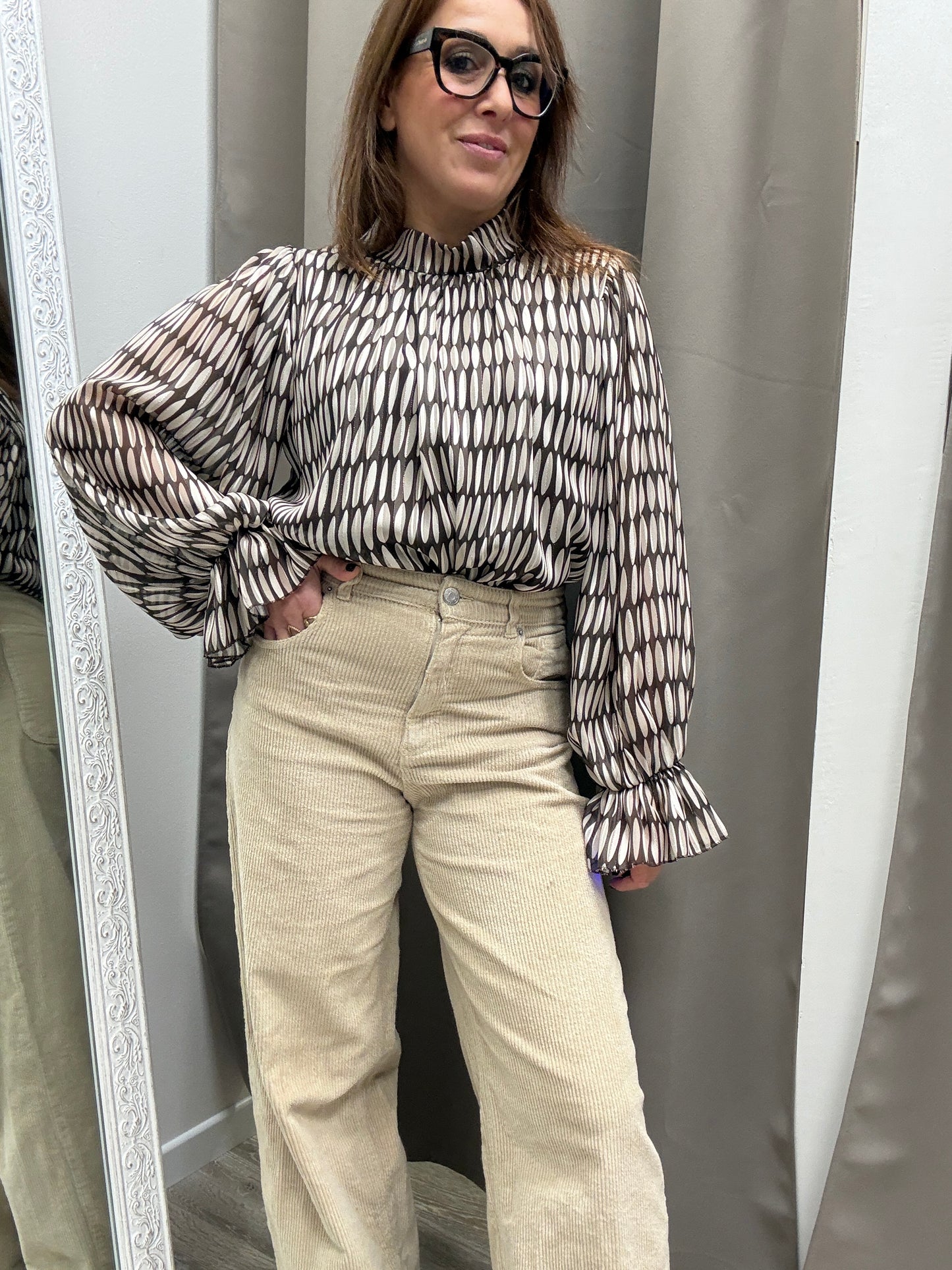 Camicia blusa fantasia Memoire