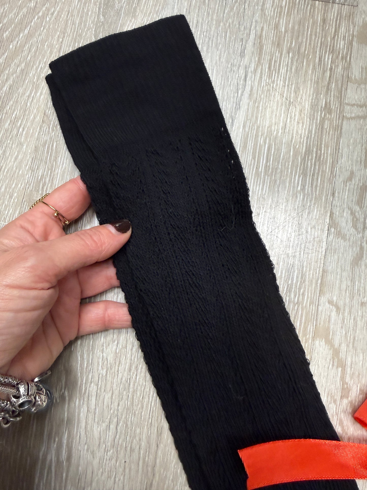 Calze parigine lavorate nero Susy Mix