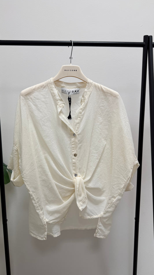 Camicia Mussola di Cotone Burro HaveOne