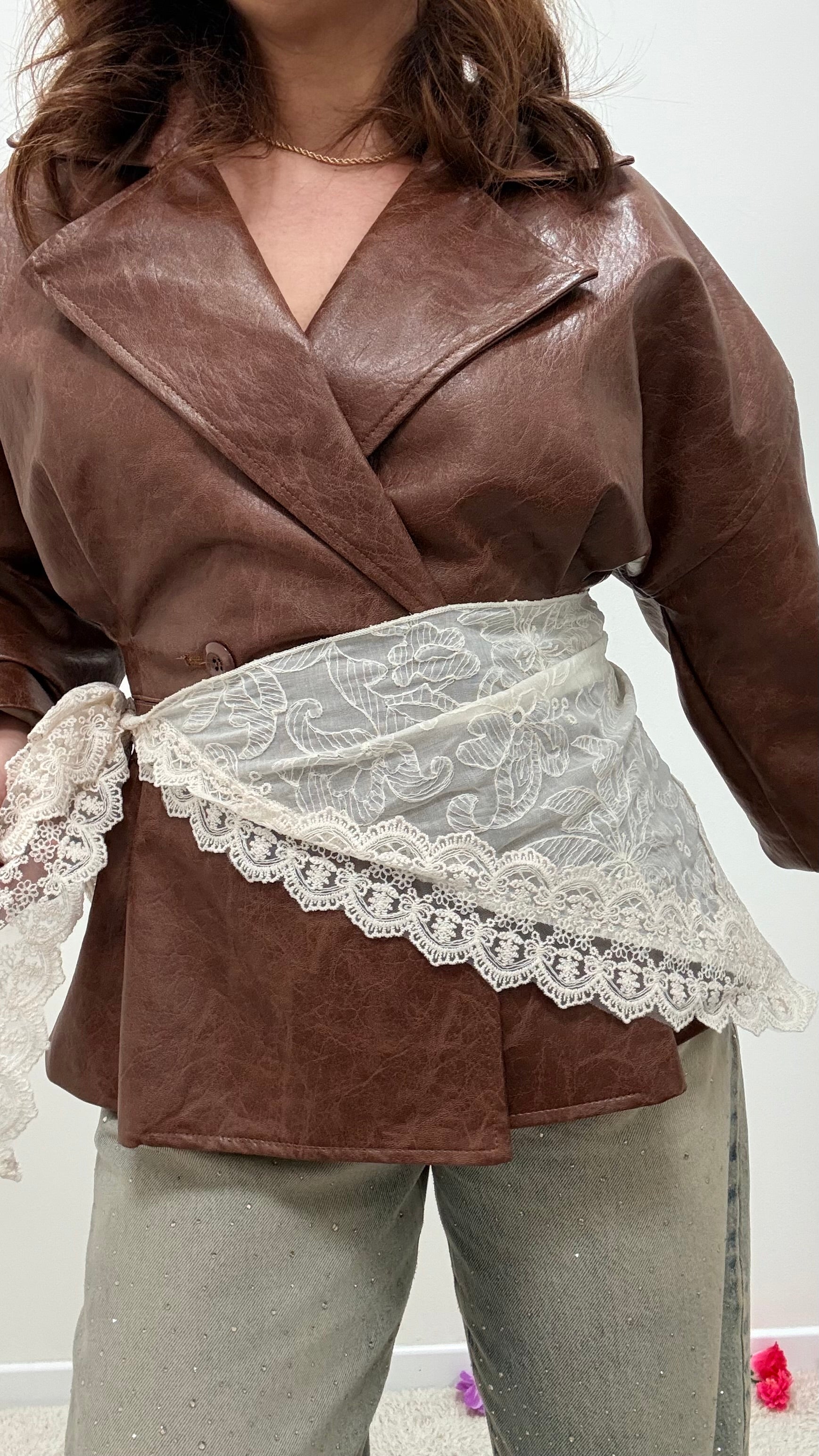 Bandana pizzo burro Memoire