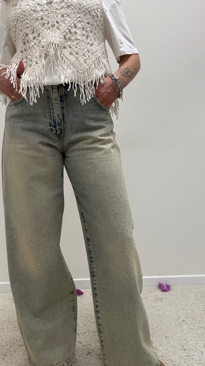 Jeans BELLA strass Haveone