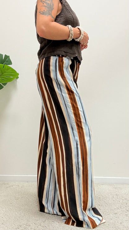 Pantalone Palazzo Righe etnico HaveOne
