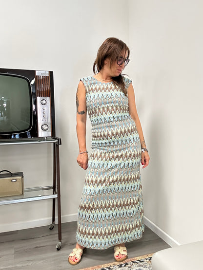 Abito Missoni Susy Mix azzurro