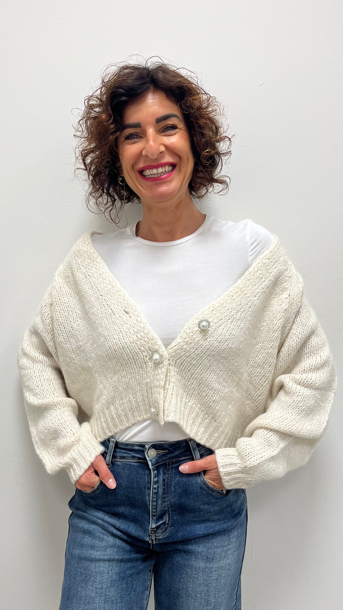 Cardigan Gioiello Burro HaveOne ART.JIT-R027