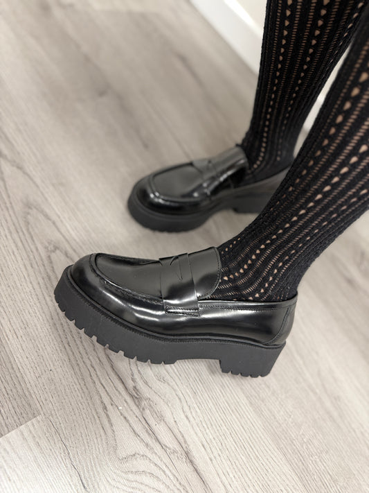 Mocassino vernice abrasivata Ovyè