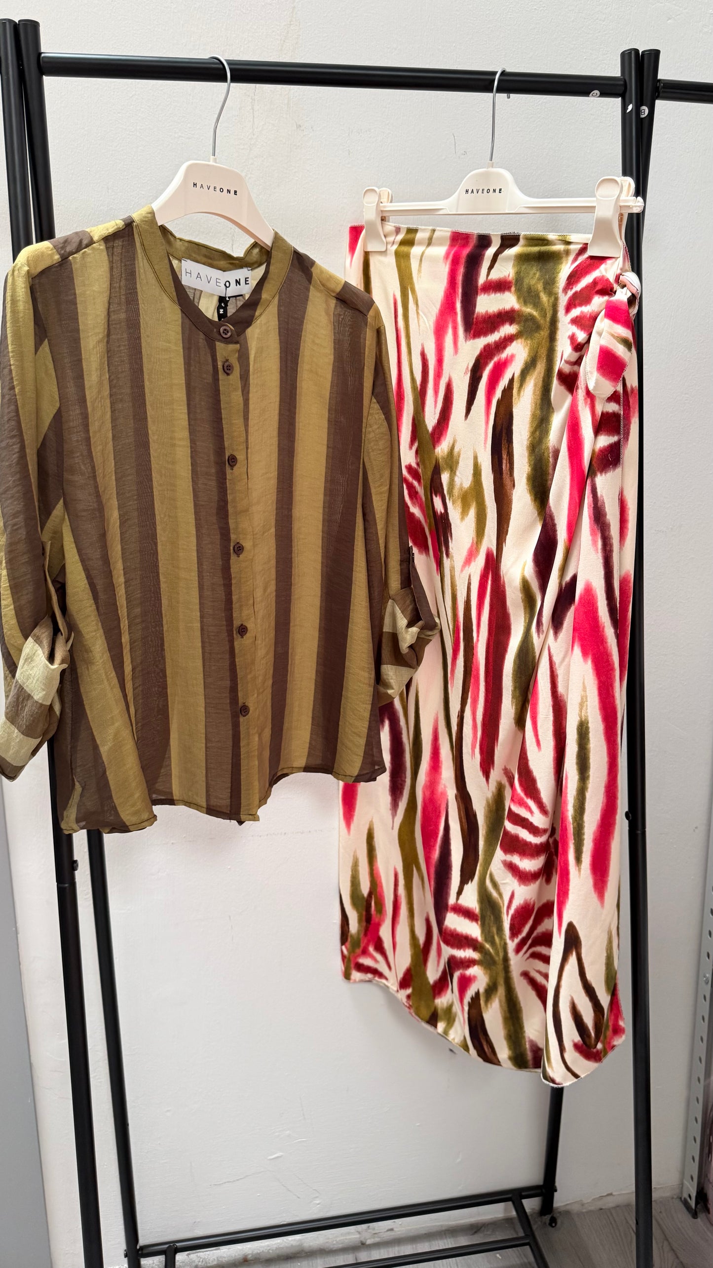 Camicia Riga olio e moro HaveOne Art.CVS-Q422