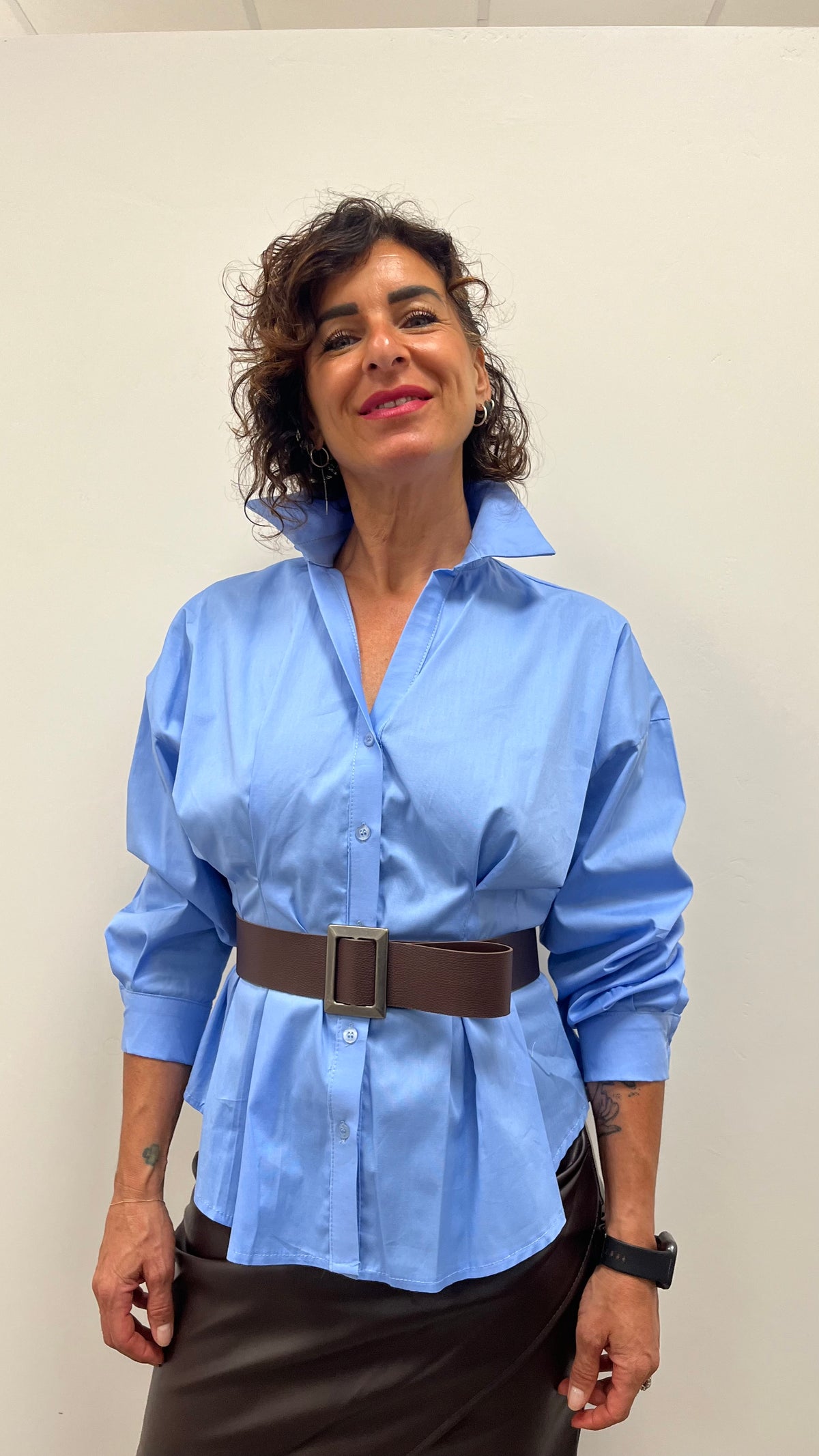 Camicia  Corsetto Azzurra Extyn