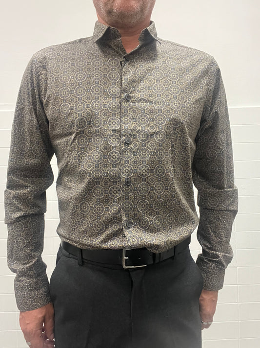 Camicia Fantasia Geometrica Uomo Gianni Lupo