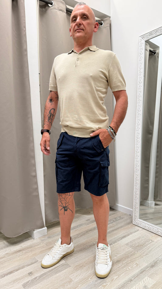 Bermuda Blu Navy Gianni Lupo