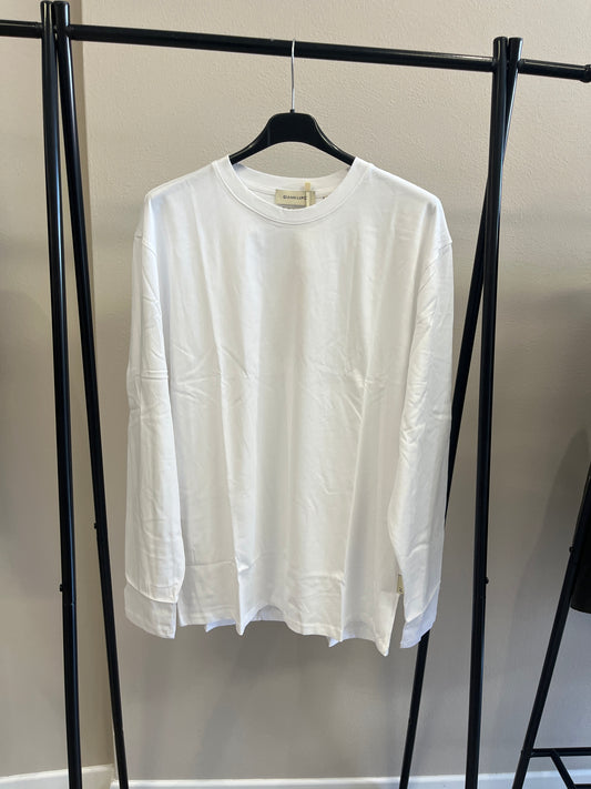 Gianni Lupo T-Shirt Manica Lunga Bianca