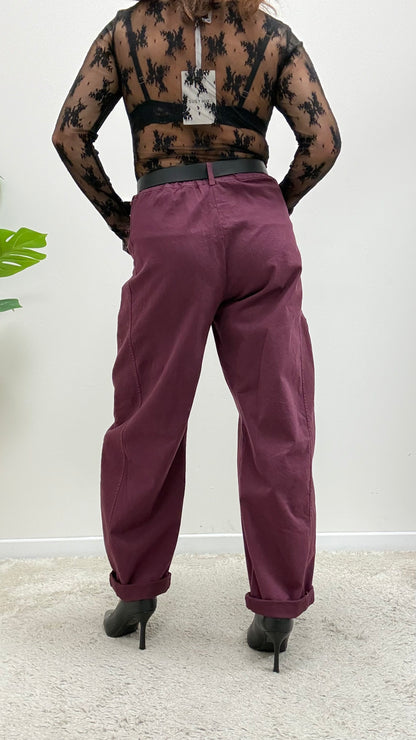 Pantalone Balloon Stellina bordeaux Susy Mix Art.58300P27