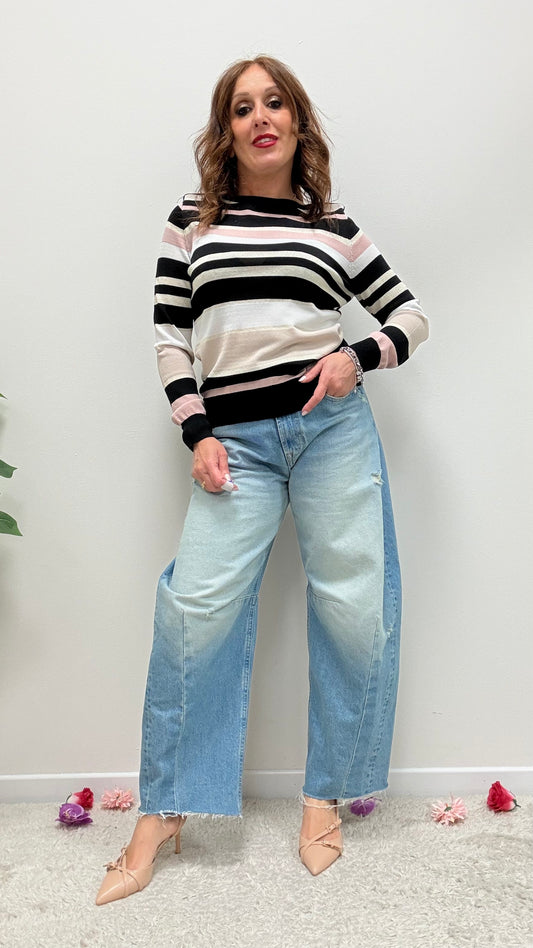 Maglia righe Lurex Extasy