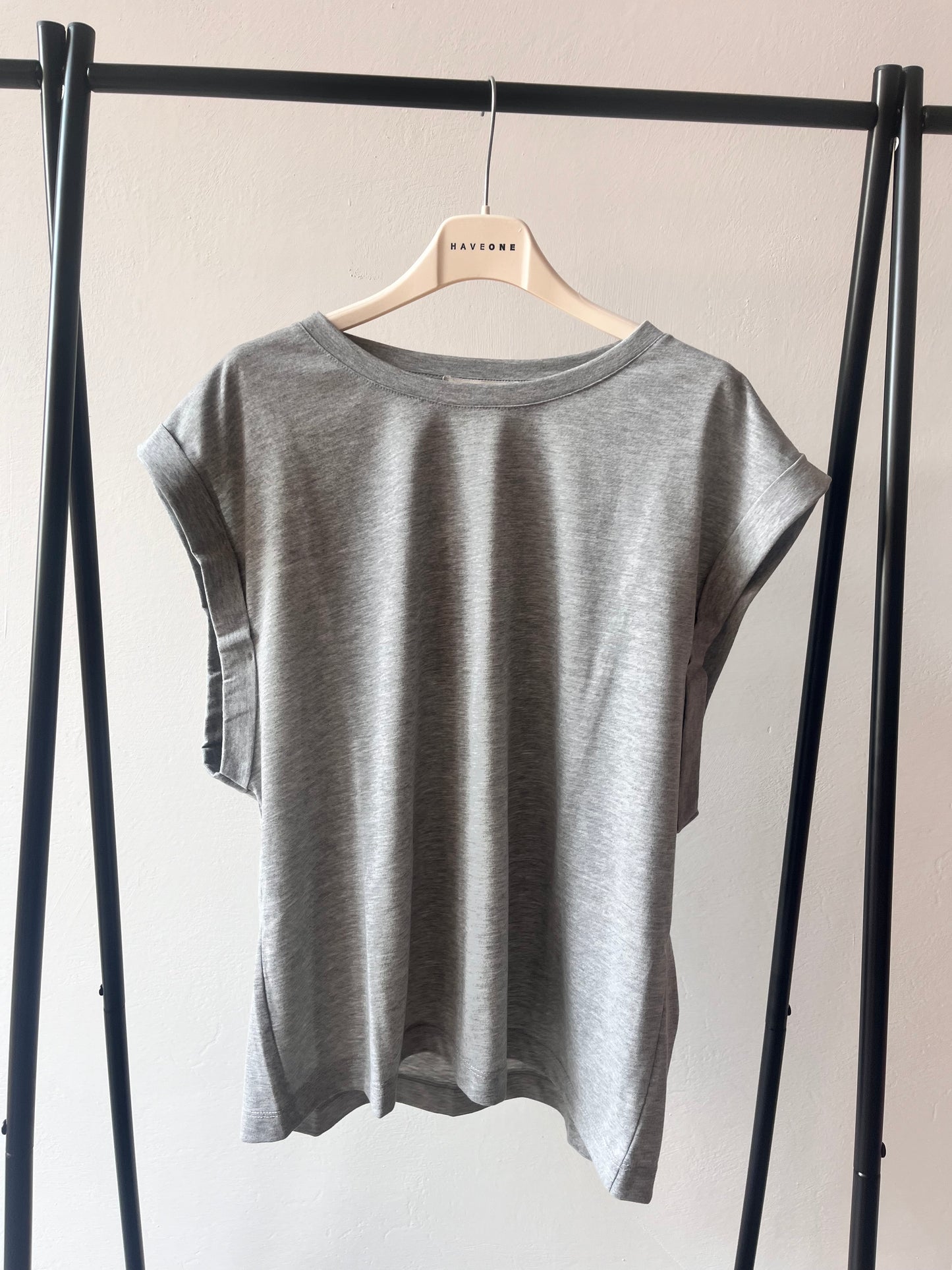 T-shirt Basic manica aletta con rovescia Haveone