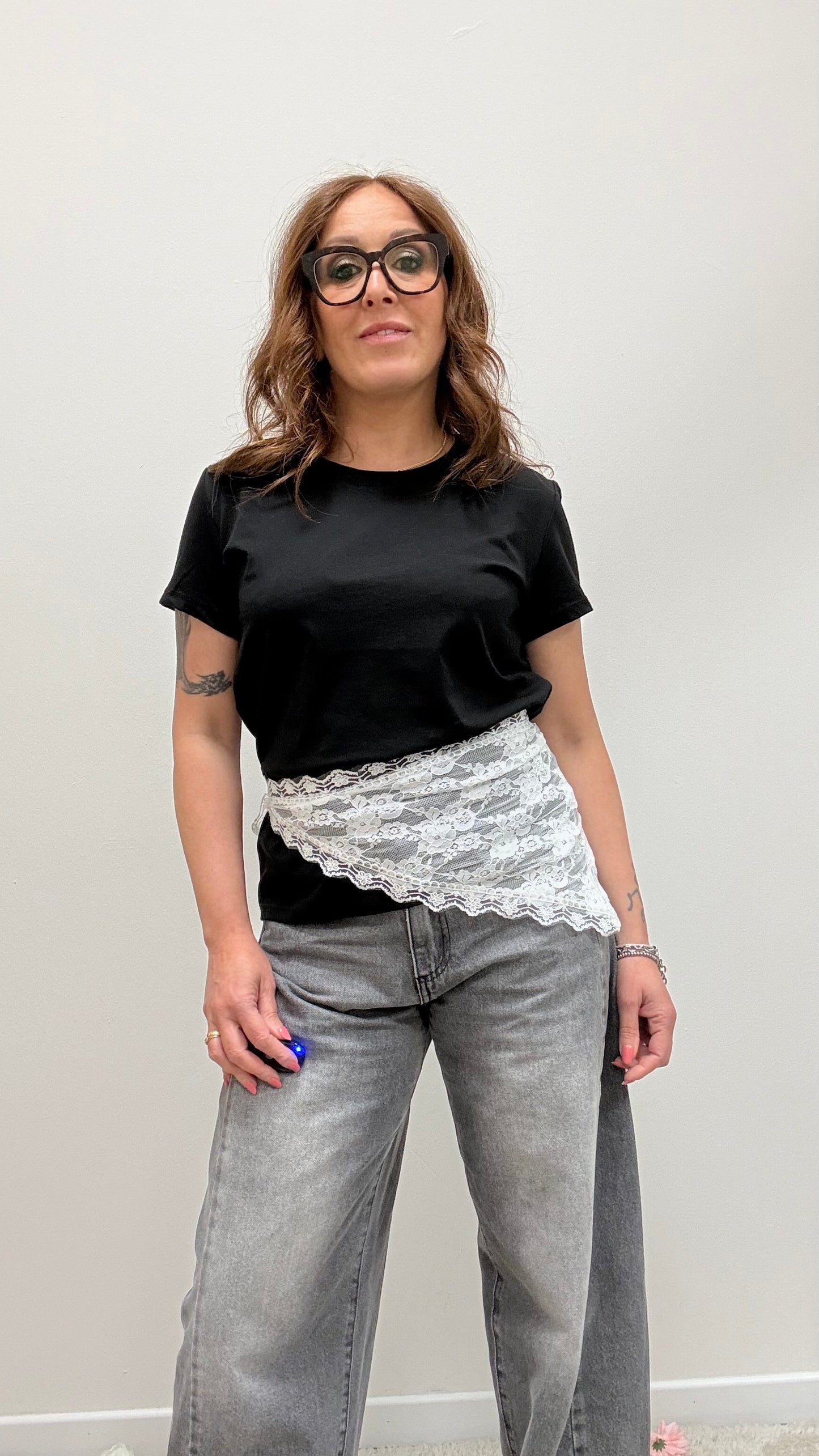 T-shirt regular fit Susy Mix nero