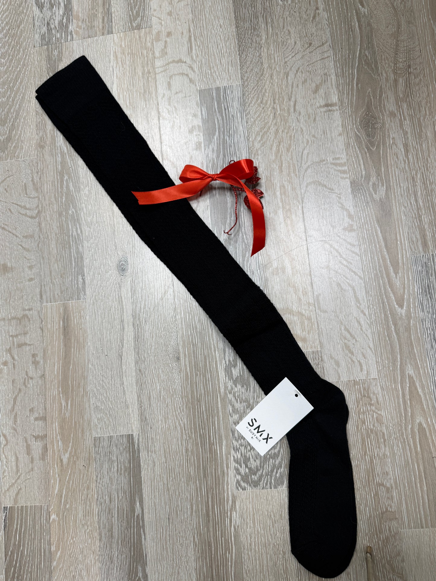 Calze parigine lavorate nero Susy Mix