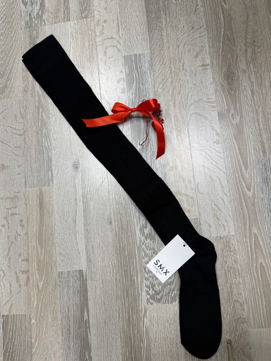 Calze parigine lavorate nero Susy Mix