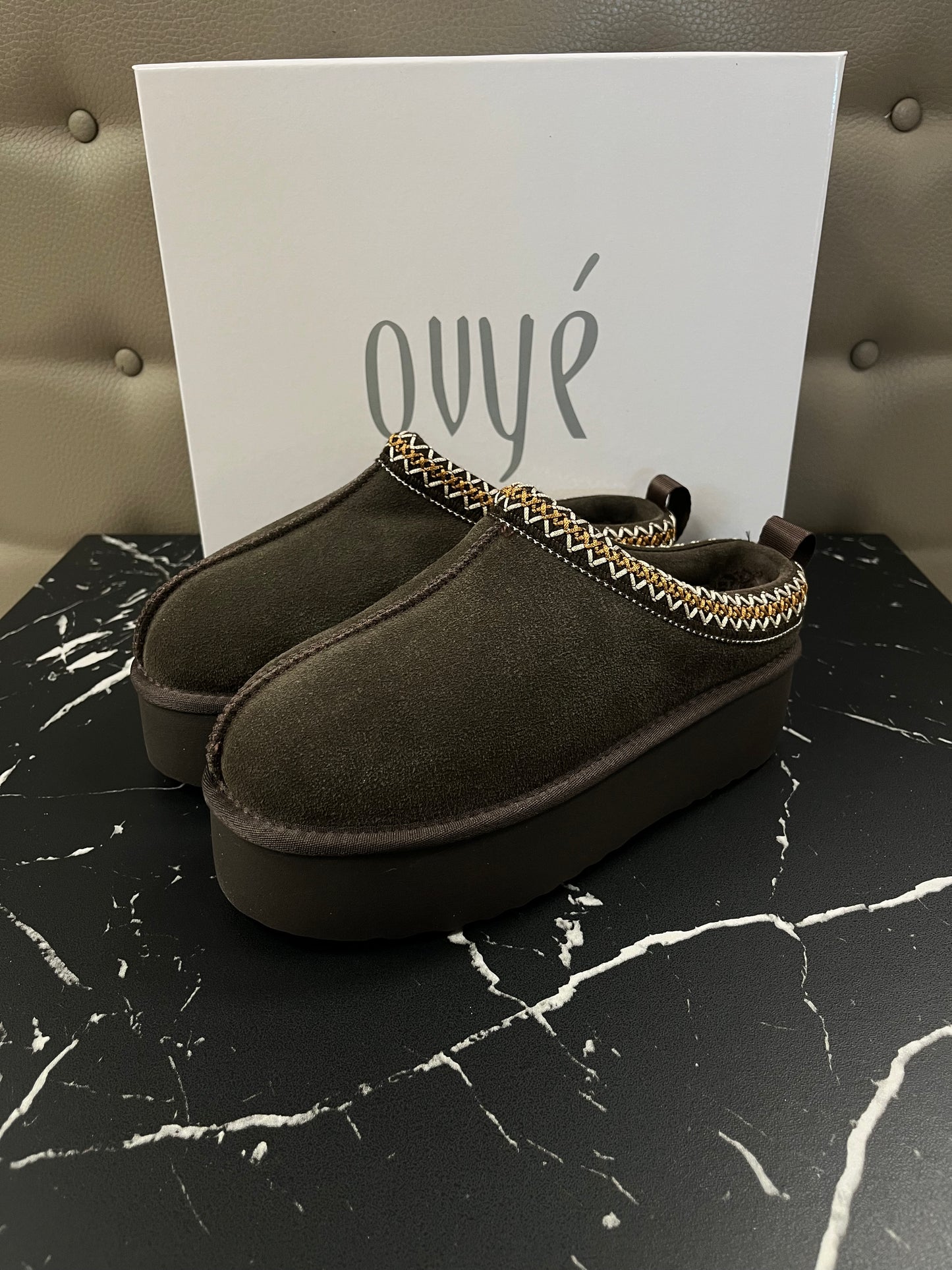 Stivaletto Platform con Pelo Ovyè Moro