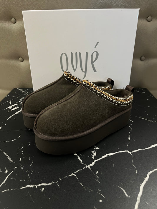 Stivaletto Platform con Pelo Ovyè Moro