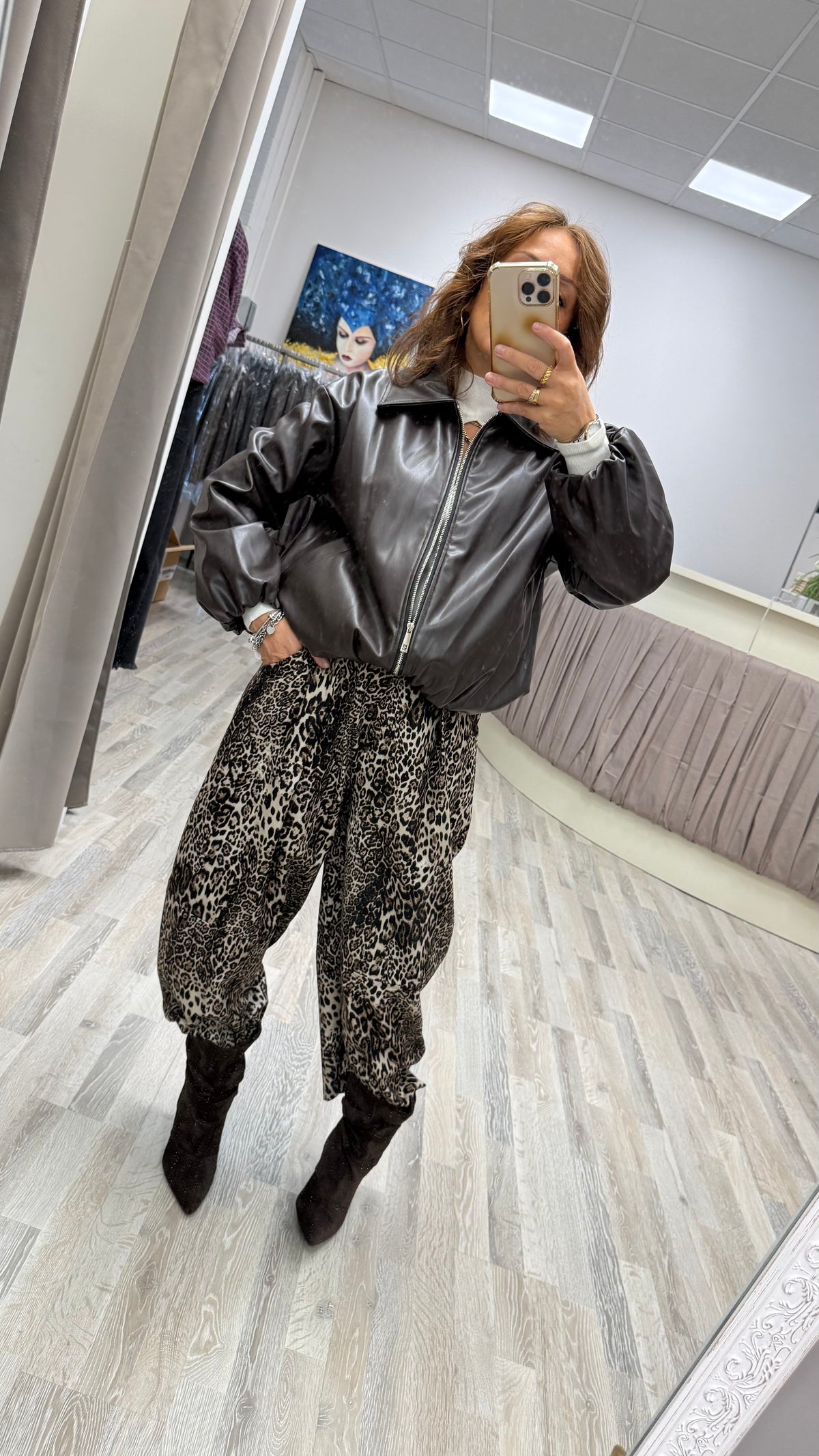Pantaloni ovetto maculati Extasy