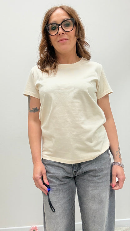 T-shirt regular fit Susy Mix burro