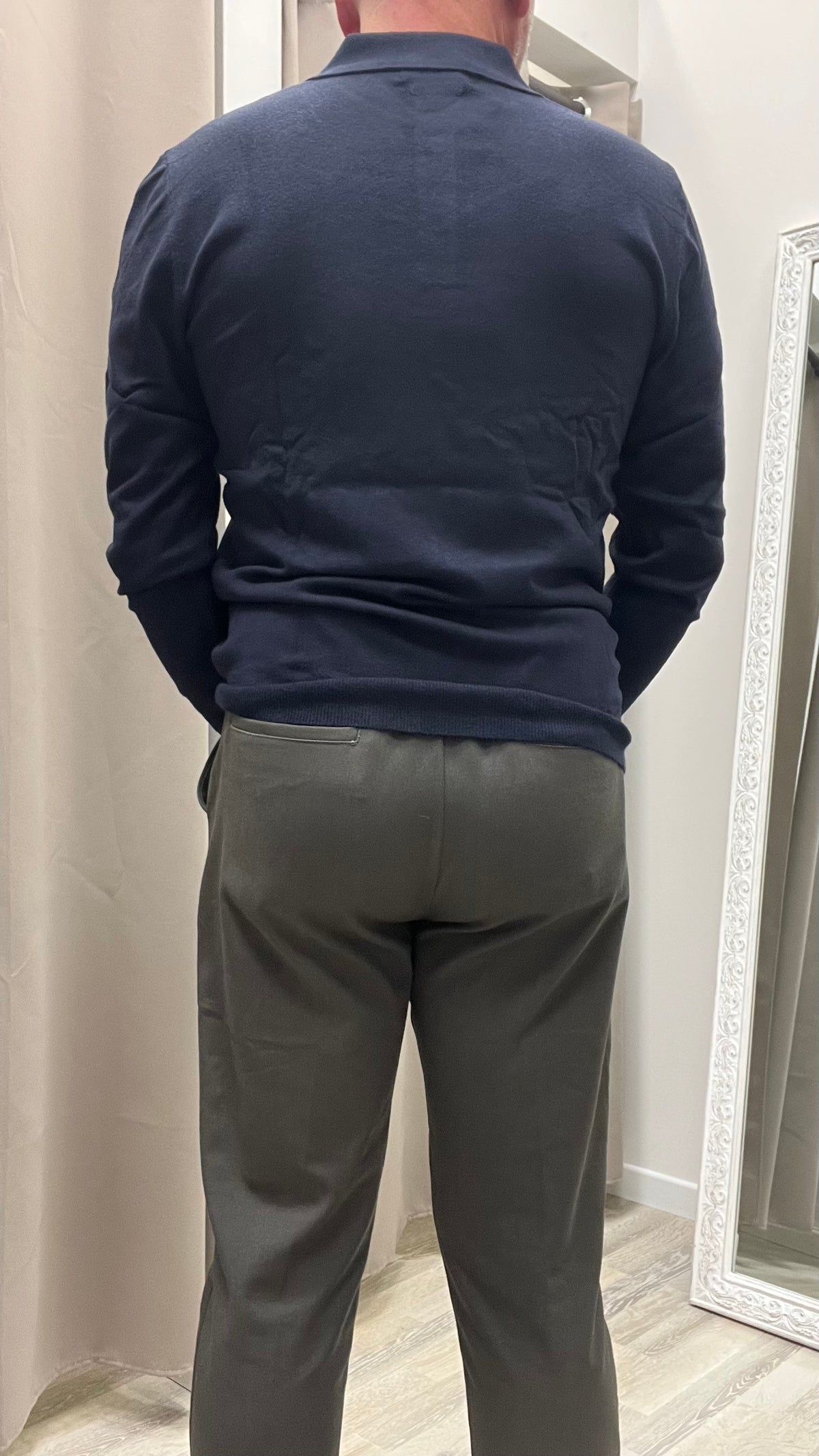 Polo in Lana Rasata Blu Navy Gianni Lupo Art.GL508S