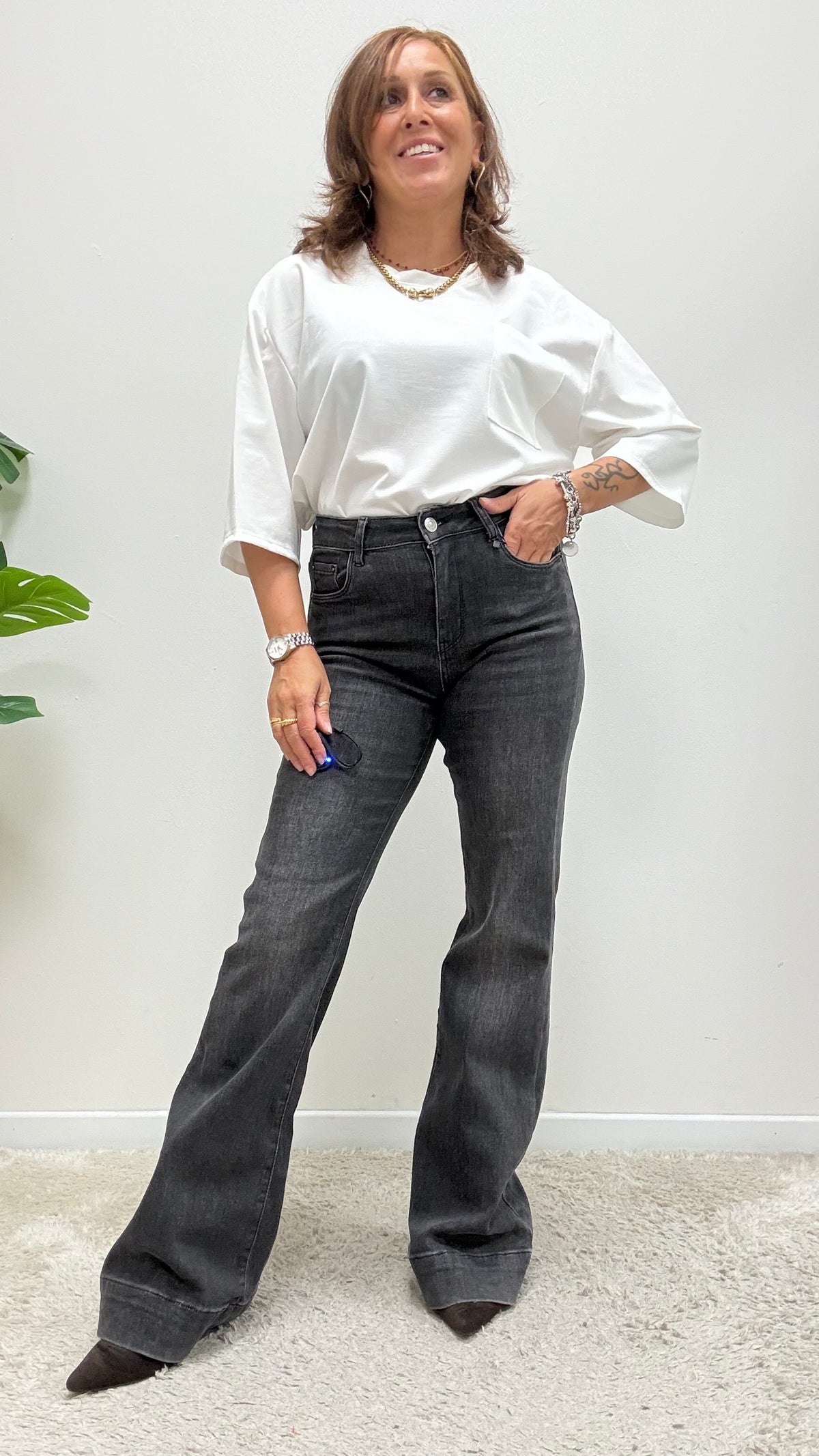 T-shirt tessuto tecnico manica 3/4 Extyn