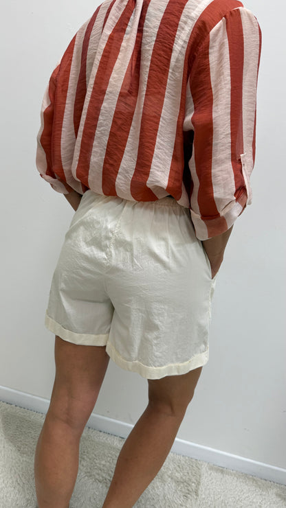 Shorts a Campana con Risvolto Burro HaveOne