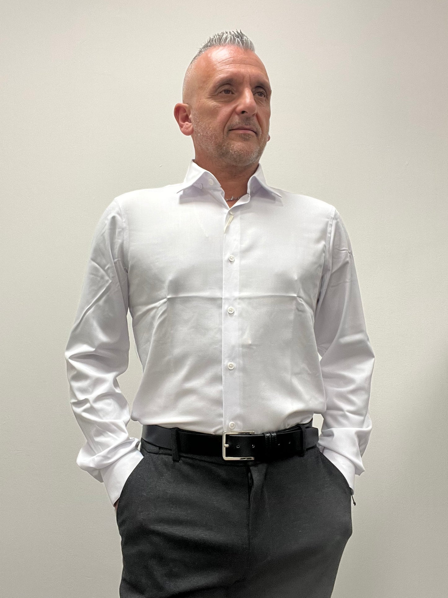 Gianni Lupo Camicia in Modal Bianca