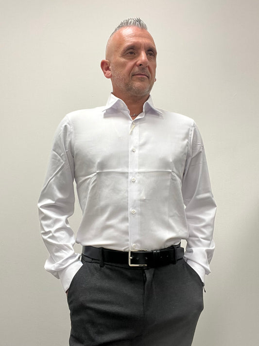 Gianni Lupo Camicia in Modal Bianca