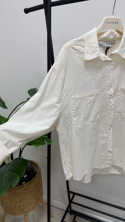 Camicia mussola tasconata burro HaveOne