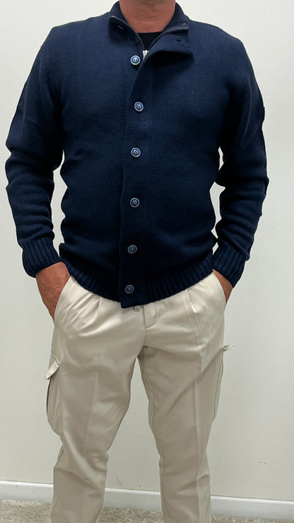Cardigan Blu Navy Gianni Lupo Art.GL35080