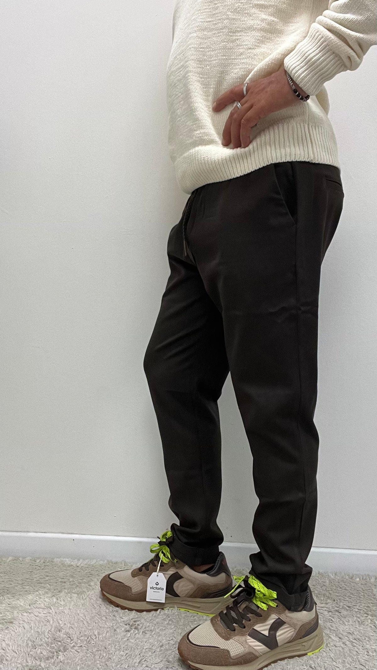 Pantalaccio Mod. Leonard Gianni Lupo Caffè Art.GL5107BD