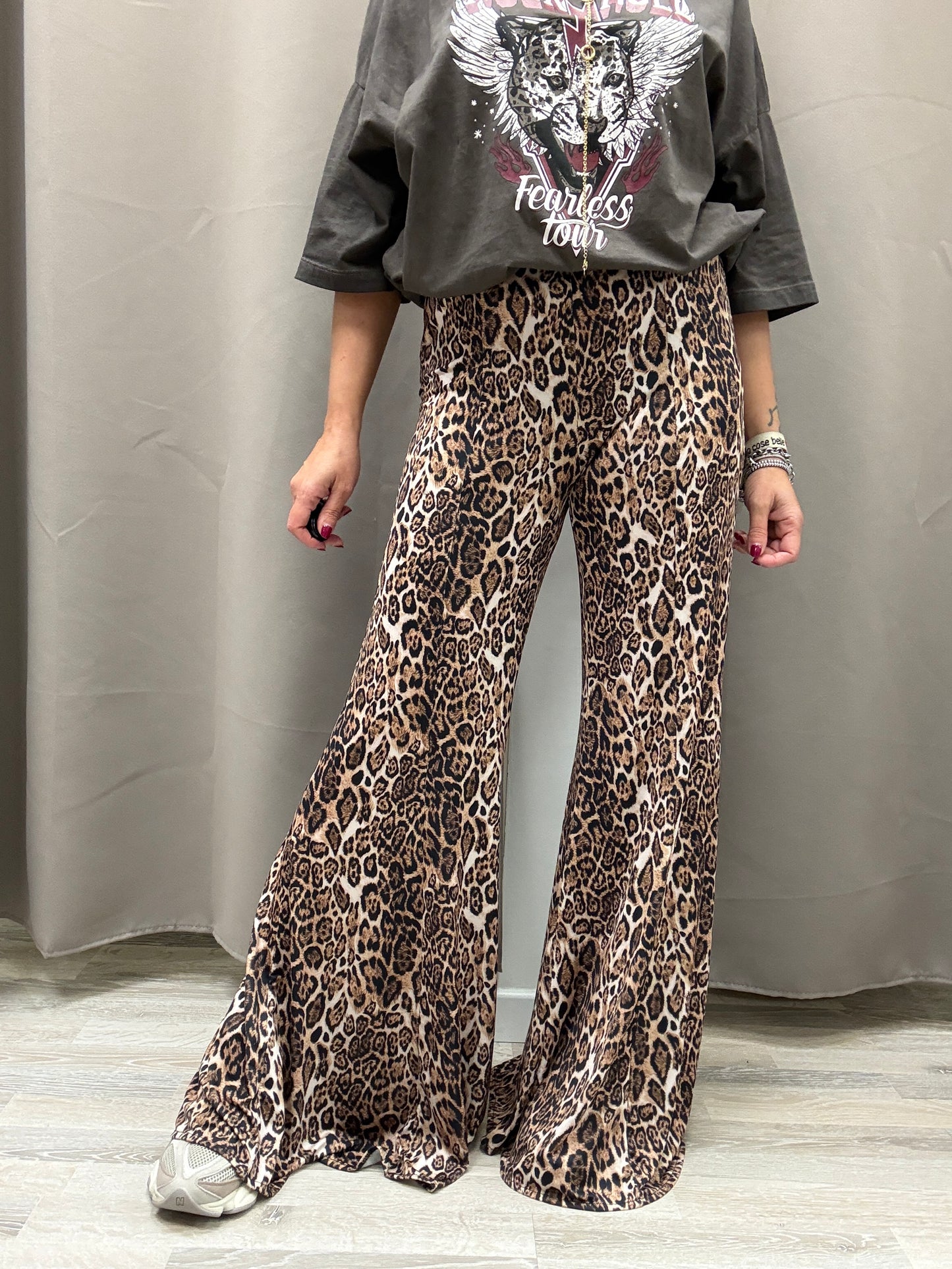 Pantaloni maculati zampa Haveone