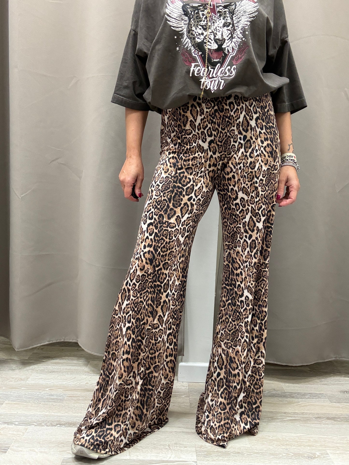 Pantaloni maculati zampa Haveone
