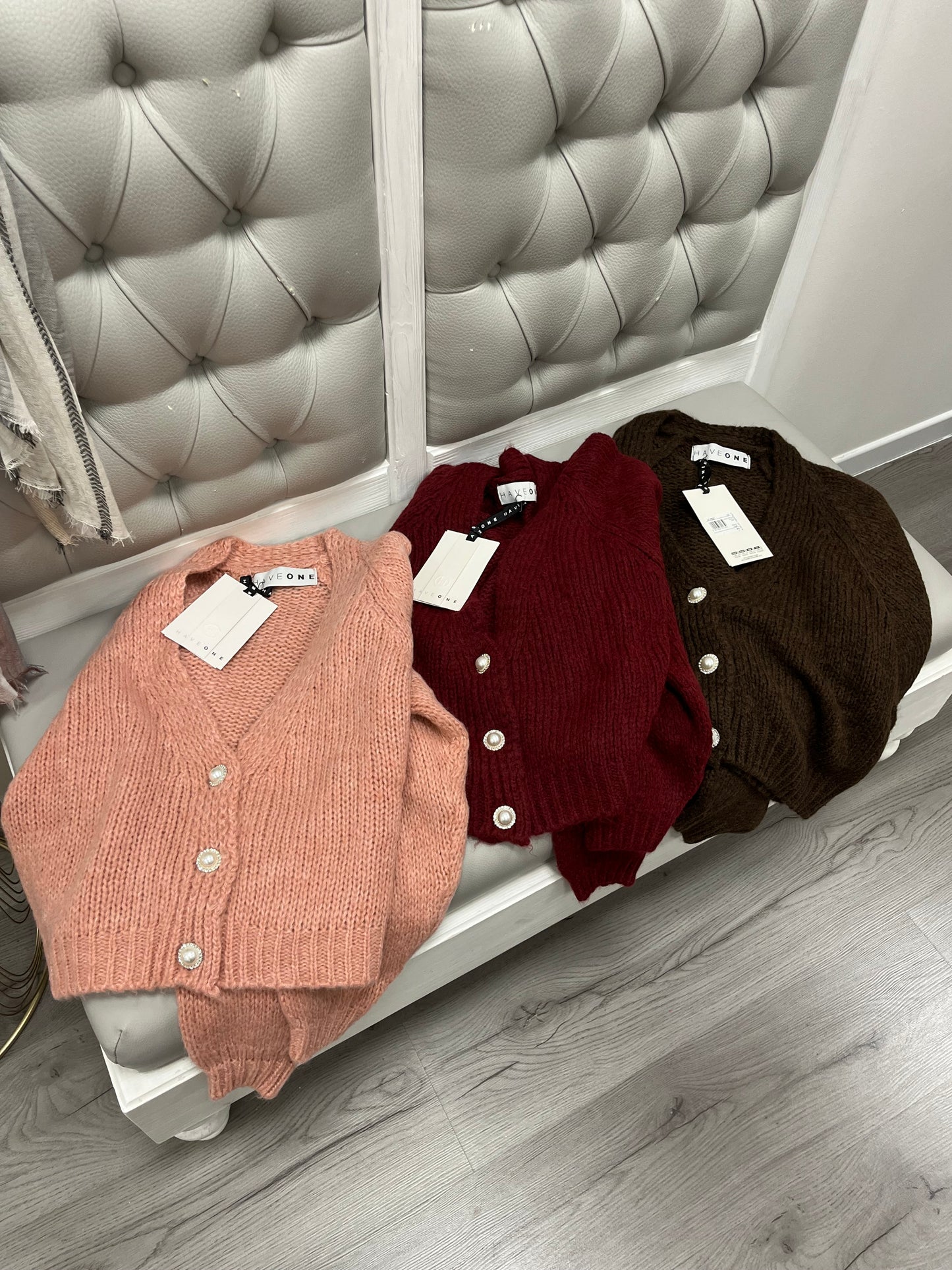 HaveOne Cardigan Gioiello Vino