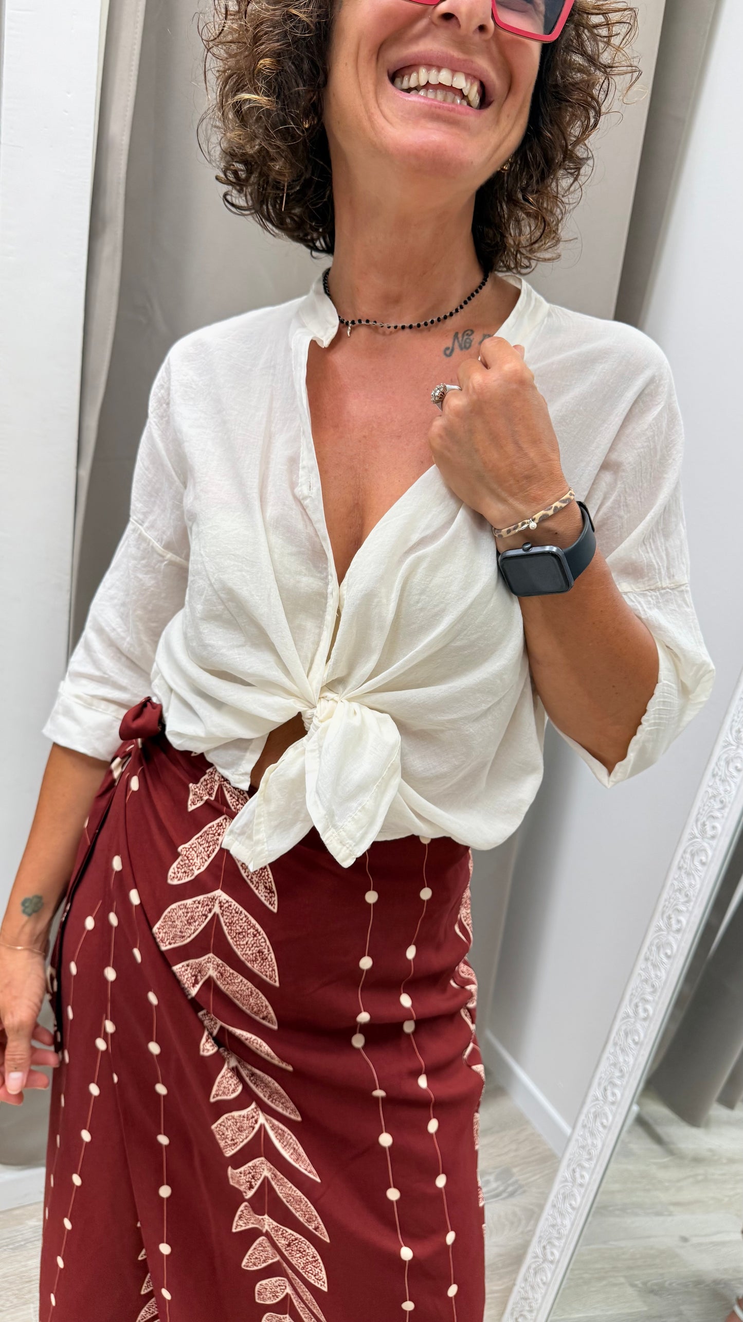 Camicia Mussola di Cotone Burro HaveOne