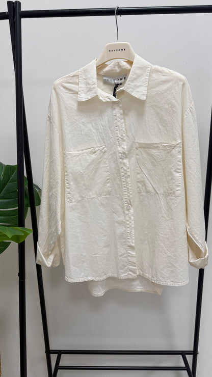 Camicia mussola tasconata burro HaveOne