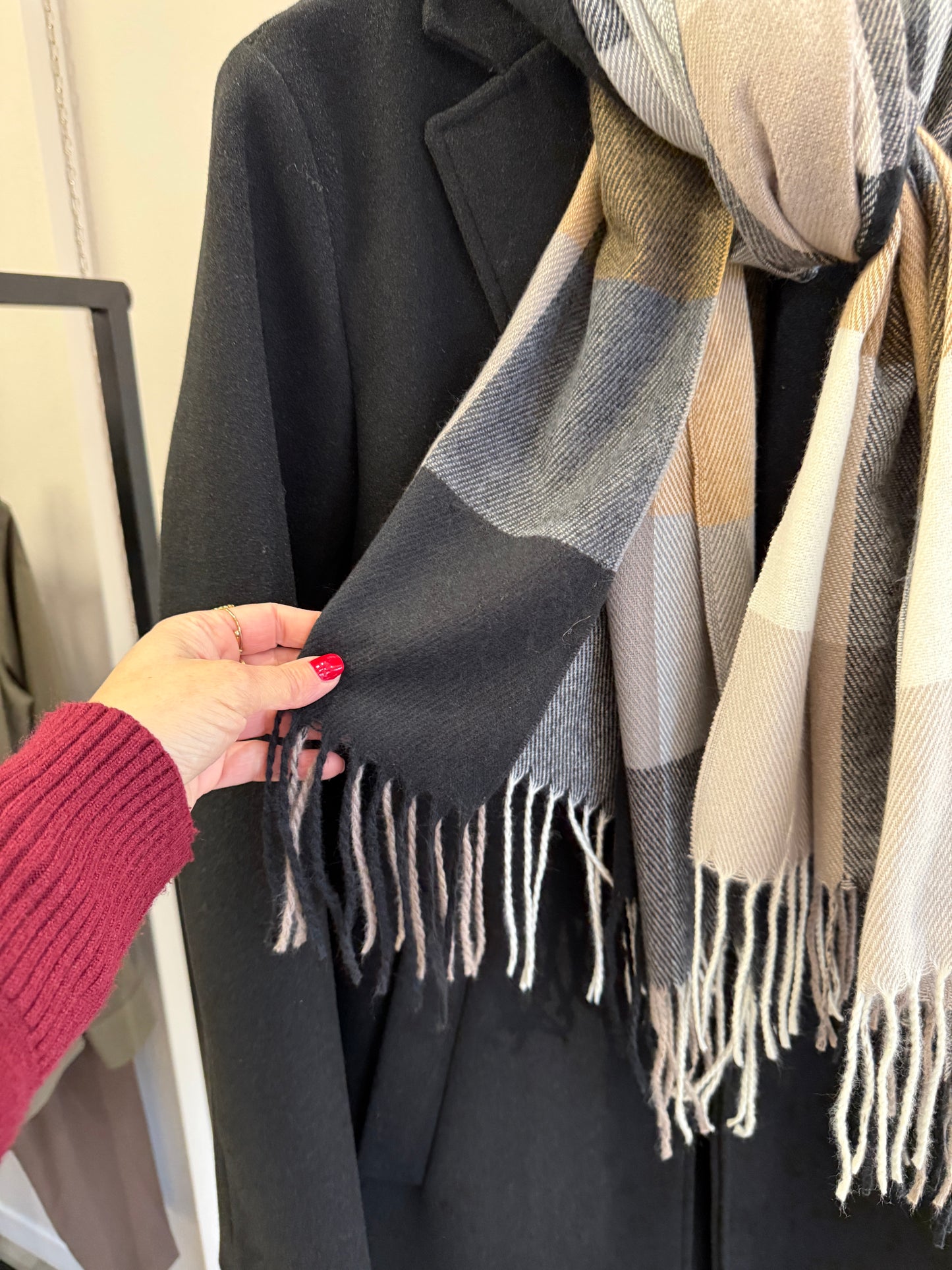 Sciarpa fantasia check  Memoire