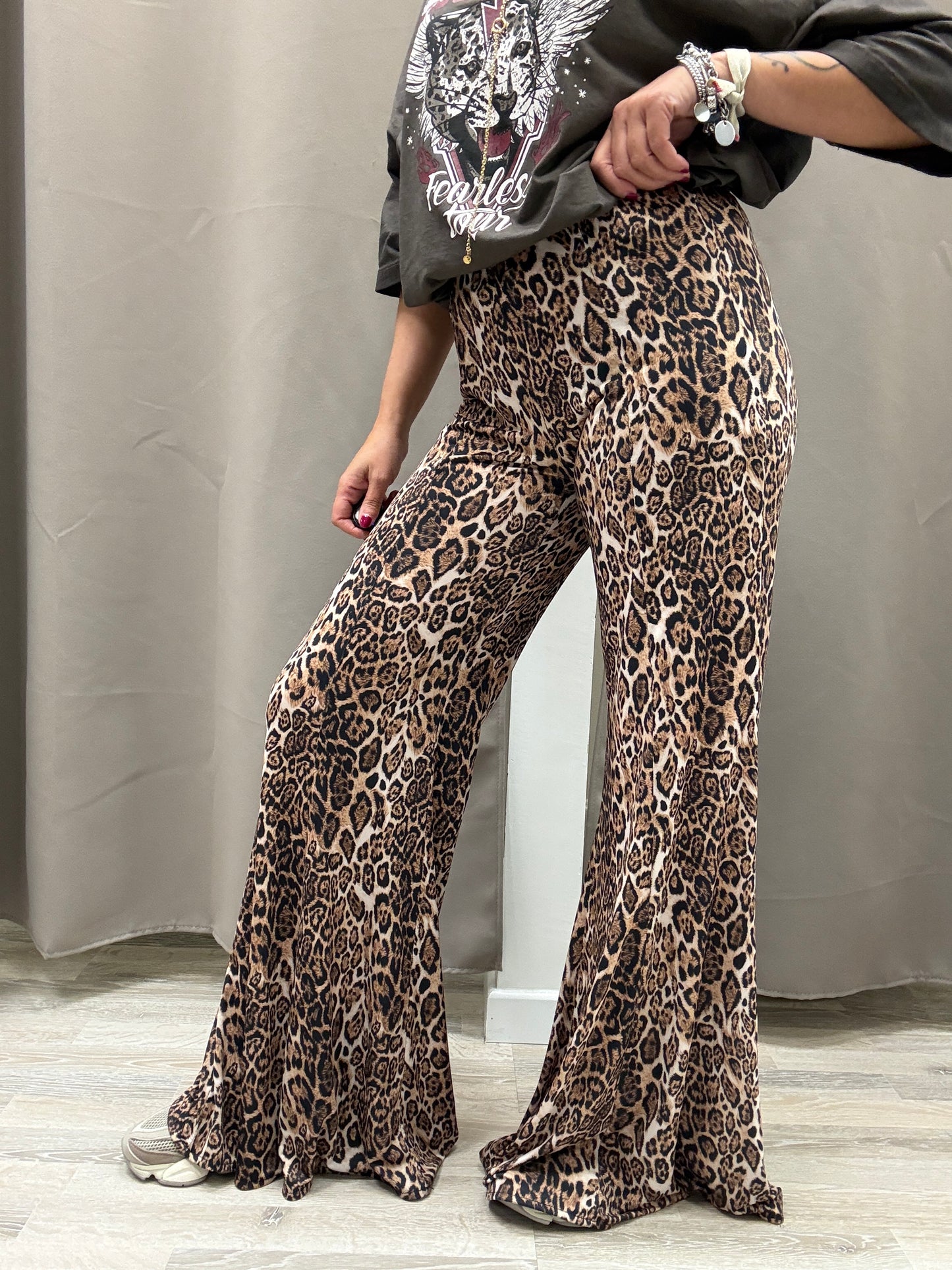 Pantaloni maculati zampa Haveone
