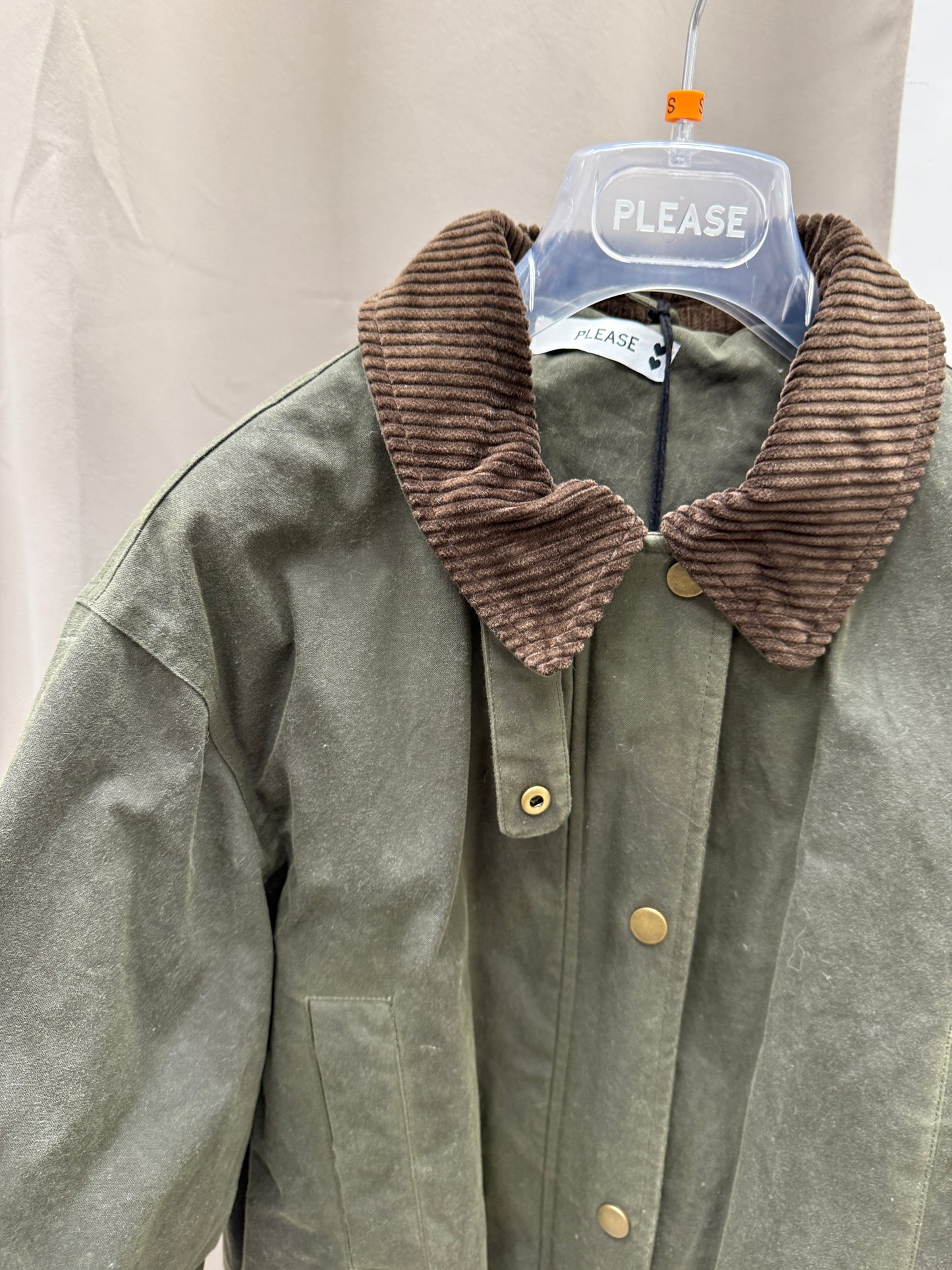 Giacca Modello Barbour incerato Please