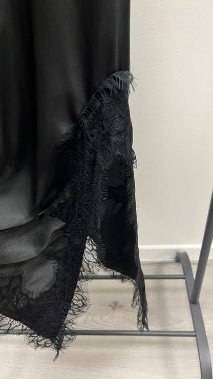 Longuette con Pizzo Asimmetrica Nero HaveOne Art.GMA-R040