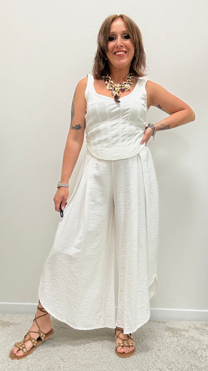 Pantaloni leggeri Aladin Memoire Bianco