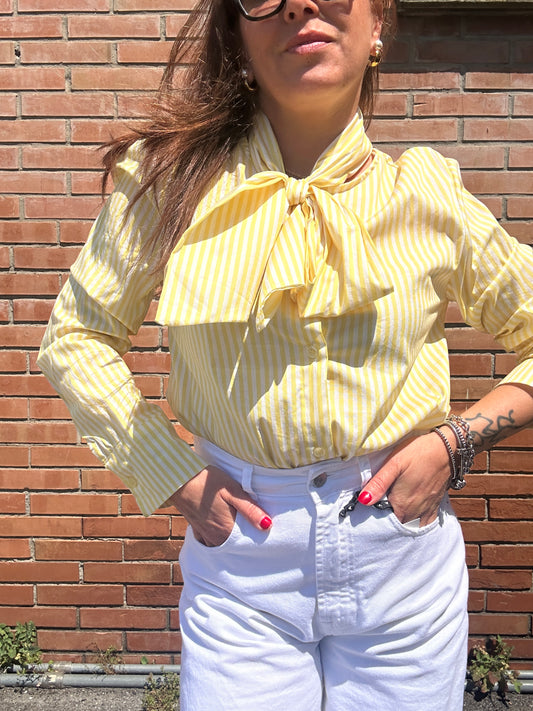 My D Camicia Righe Gialla