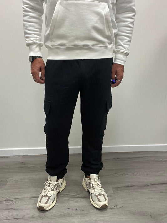 Pantalone in Felpa Nero CargoUomo Gianni Lupo