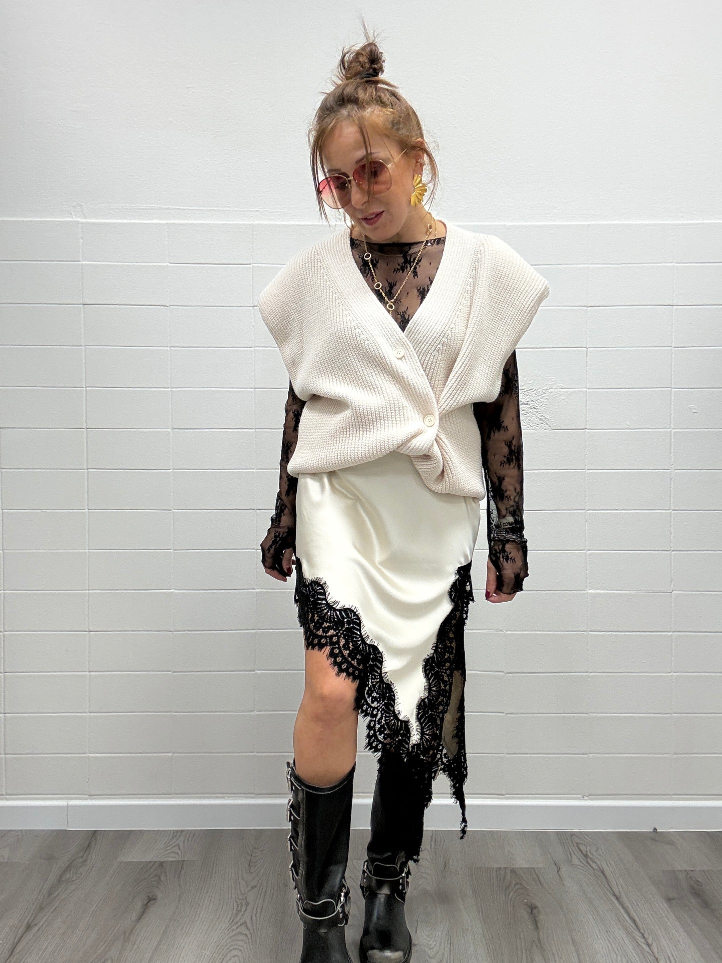 Gilet asimmetrico Burro Haveone