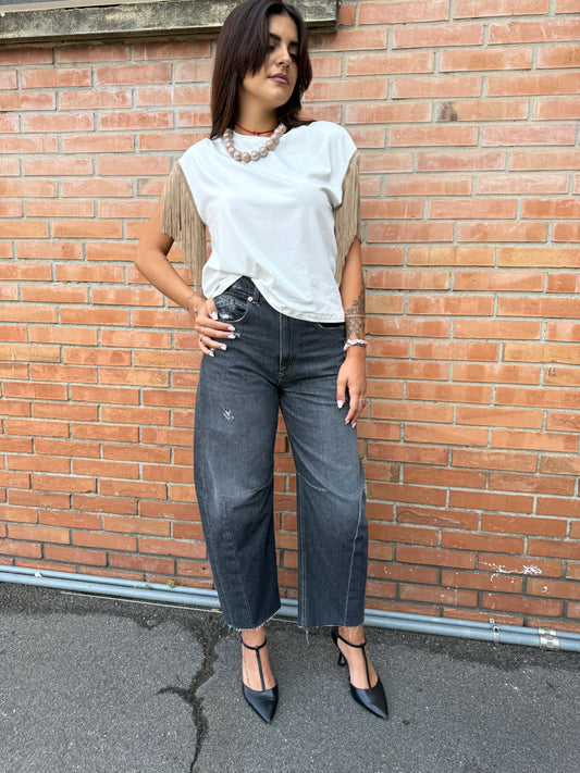 Jeans Barbara grigio rotture Haveone