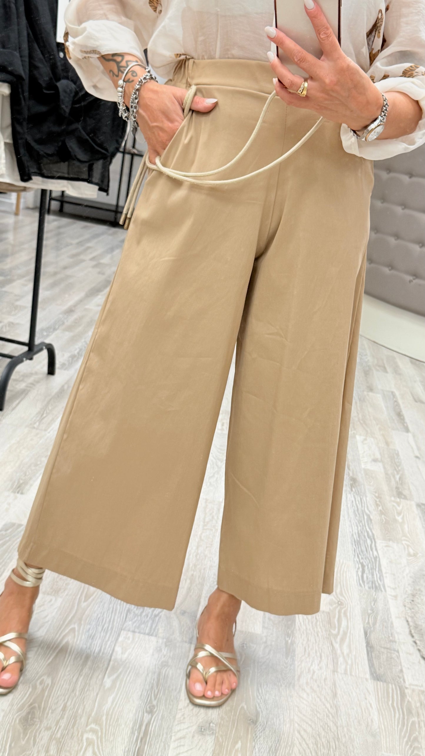 Pantalone Gaucho sabbia Susy Mix